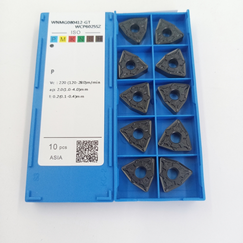 WITAIK High quality WNMG080412-GT WCP6025SZ Steel turning Carbide Inserts