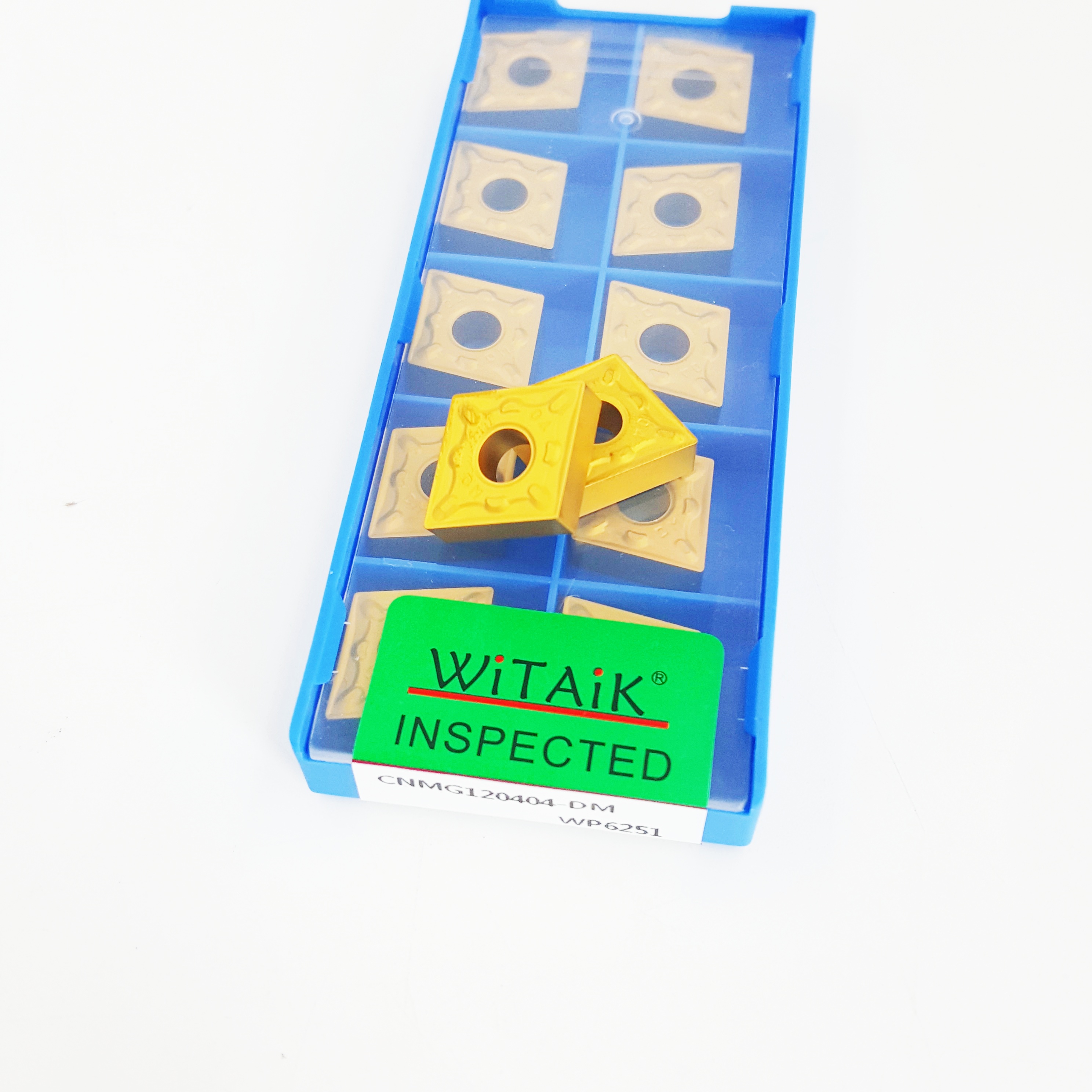 WITAIK High Quality Carbide Inserts Turning Tool CCMT060204-HM WP6252 CCMT060208-HM WP6252 Sutiable for Processing Steel Parts