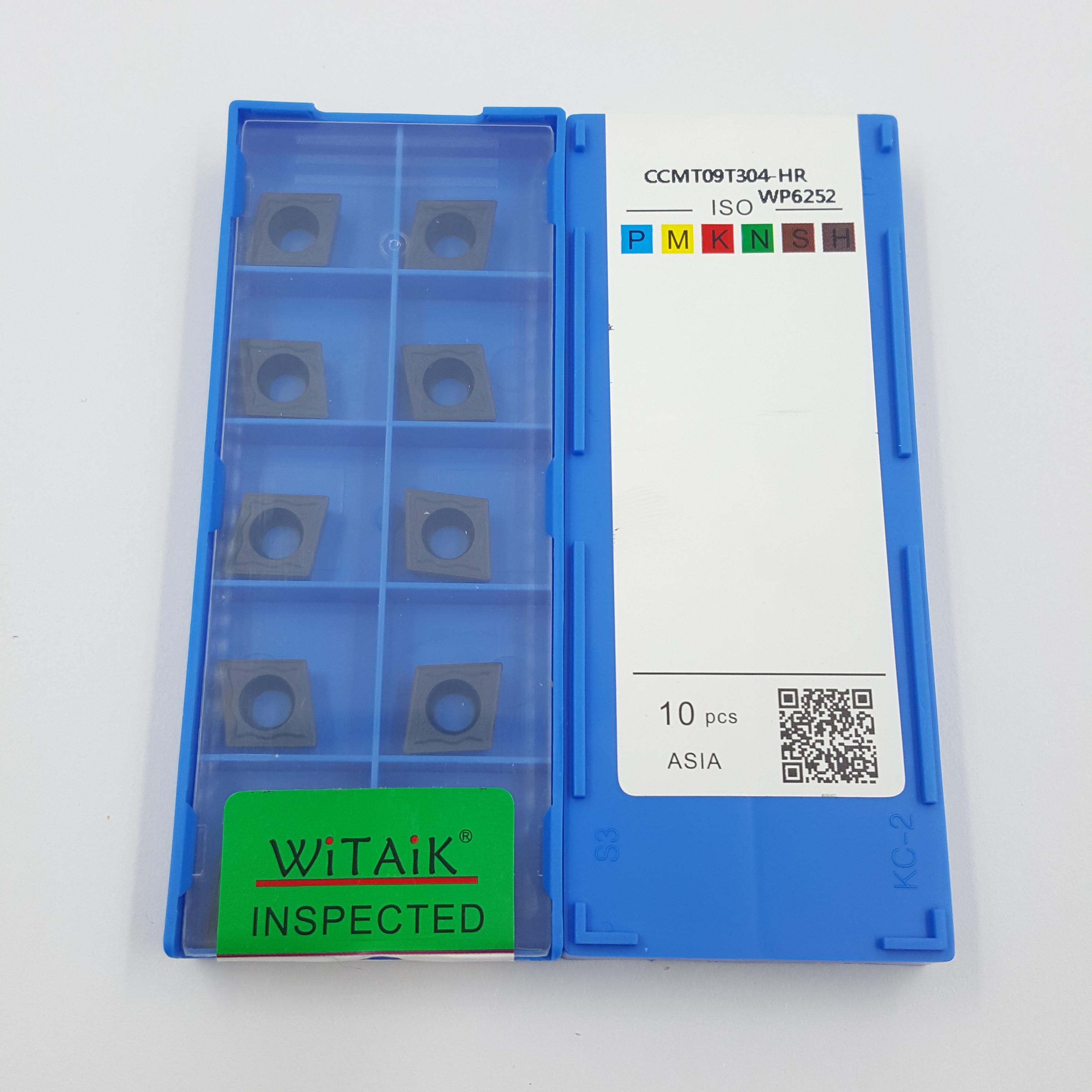 WITAIK semi-finishing turning carbide insert steel parts CCMT09T304-HR WP6252